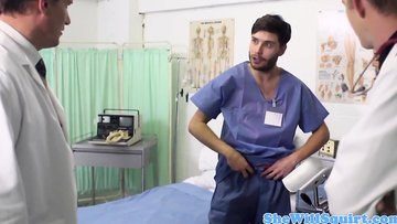 Sweetie In Stockings Fucked By Horny Doctor