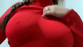 GIRL BIG TITS DRESS RED | Free Tits